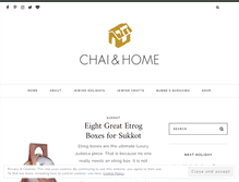 Tablet Screenshot of chaiandhome.com